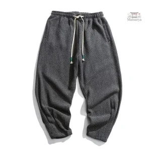 Mode décontractée : pantalon japonais confortable