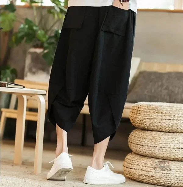 Mode masculine : pantalon court japonais élégant