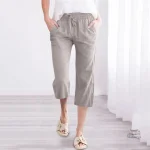 Pantalon court léger femme