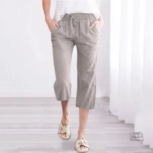 Pantalon court léger femme