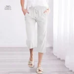 Pantalon léger pour femme, idéal pour l'été