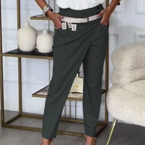 Pantalon Crayon Femme en style japonais