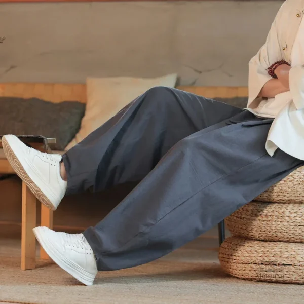 Pantalon en coton décontracté pour une allure casual