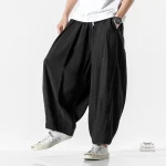 Pantalon casual en tissu japonais