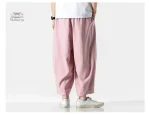 Pantalon japonais avec coupe relaxée