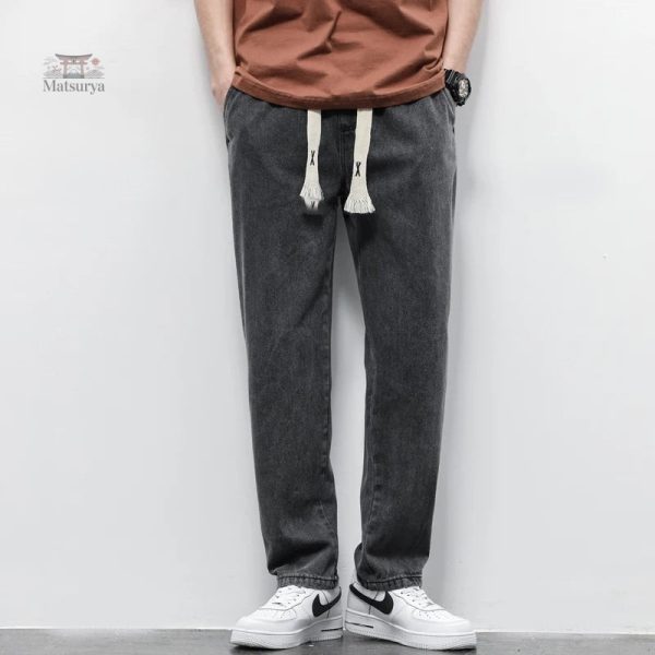 Confortable pantalon japonais en denim