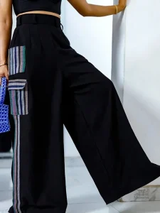 Mode d'été féminine, pantalon japonais unique