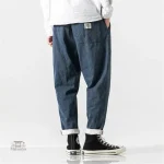 Pantalon Denim Japonais Élégant
