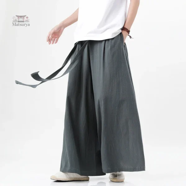 Pantalon Japonais traditionnel Hakama