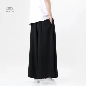 Pantalon large Hakama en style japonais
