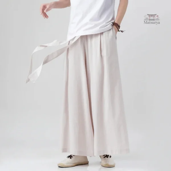 Pantalon Japonais Hakama pour homme et femme