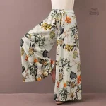 Pantalon Japonais Imprimé pour Femme