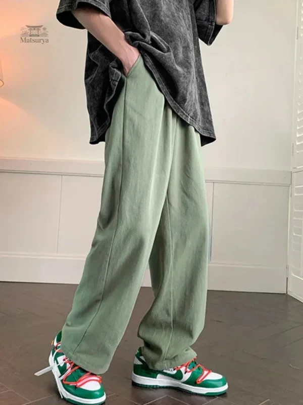 Vêtement Japonais homme à jambes larges, style décontracté