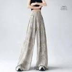 Pantalon Japonais Ample à Cordon pour femme