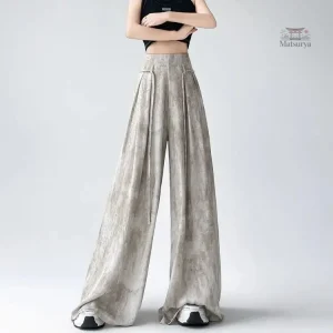 Pantalon Japonais Ample à Cordon pour femme
