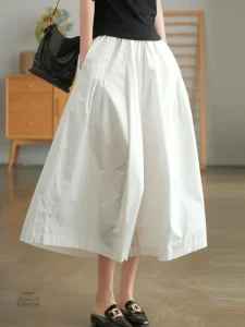 Pantalon japonais féminin en coton confortable et léger