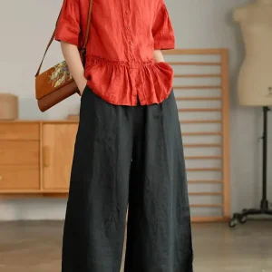 Pantalon Japonais Ample Femme