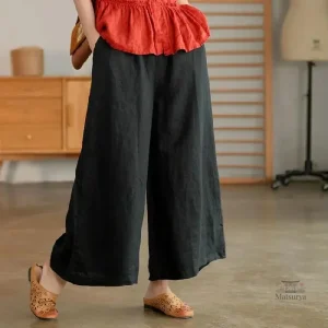 Pantalon Ample Femme Style Japonais
