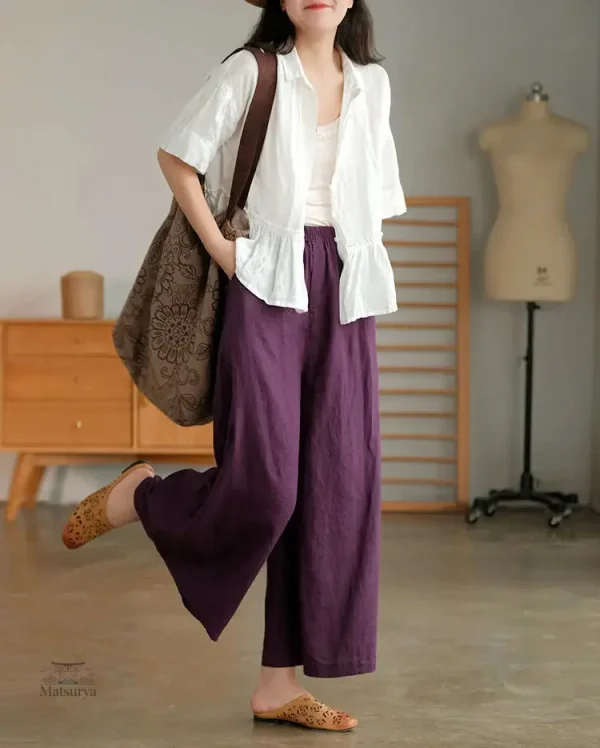 Pantalon Japonais Chic pour Femmes