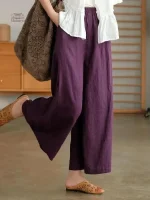 Pantalon Décontracté Japonais Femme