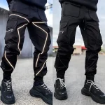 Pantalon Hip Hop avec finition réfléchissante