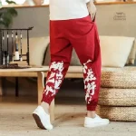 Pantalon Japonais Confortable en tissu léger