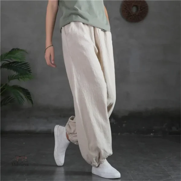 Pantalon ample style Japonais pour un look décontracté