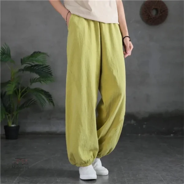Pantalon décontracté Japonais, parfait pour l'été