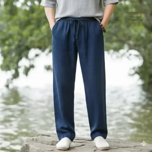 Pantalon Japonais Léger en Lin d'Été