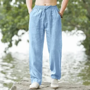 Pantalon Léger Japonais en Lin