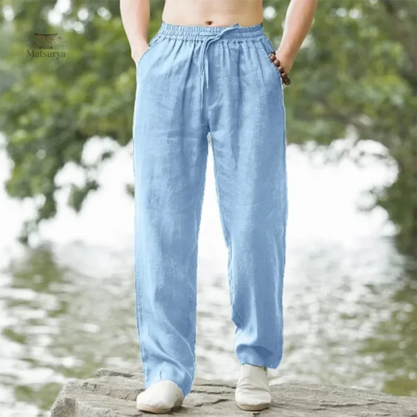 Pantalon Léger Japonais en Lin