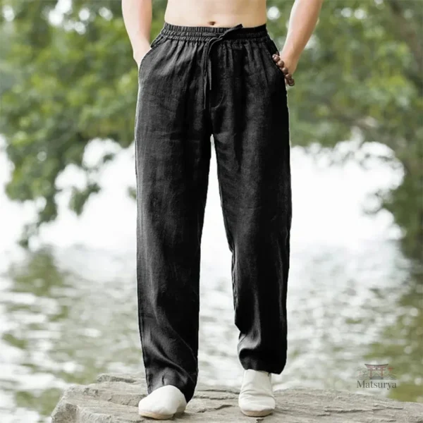 Pantalon en Lin d'Été pour Homme