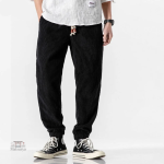Pantalon Décontracté en Velours pour Homme