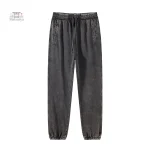 Pantalon délavé au style classique