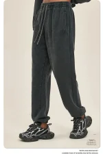 Pantalon Délavé de style Japonais