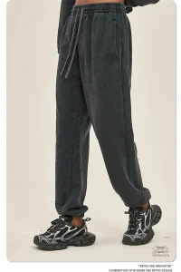 Pantalon Délavé de style Japonais