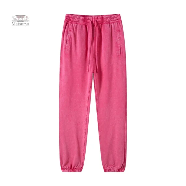 Pantalon délavé de coupe japonaise