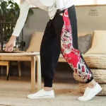 Pantalon Dragon style japonais moderne