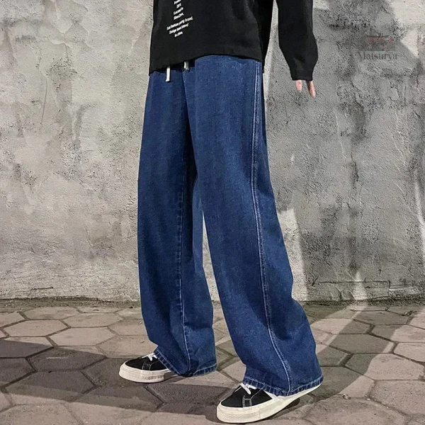 Pantalon en Jean avec coupe droite