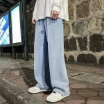 Jean Droit Inspiré du Style Japonais