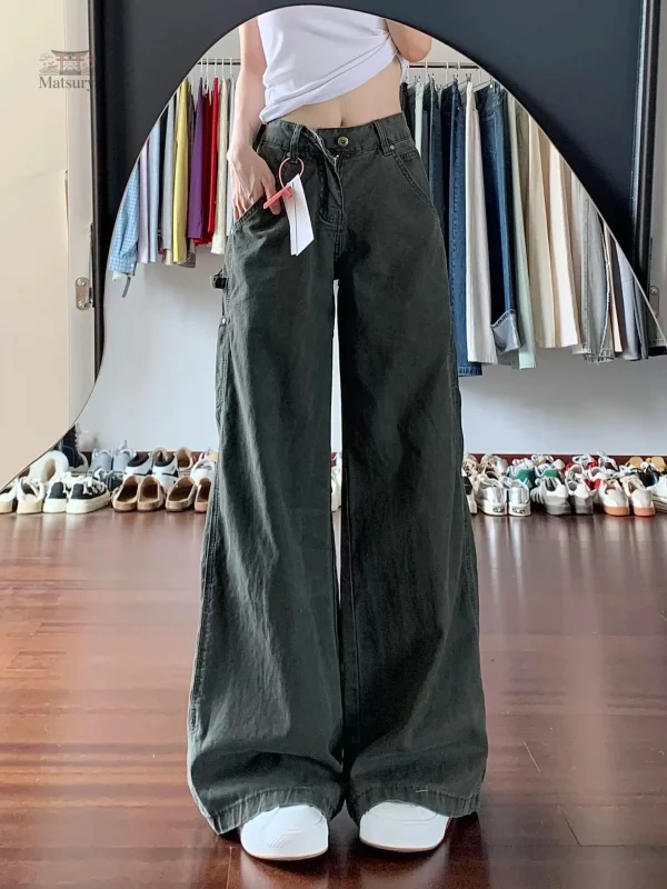 pantalon-japonais-en-denim-large-1 Pantalon Japonais en Denim Large pour femme