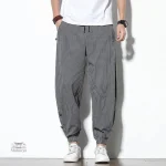 Pantalon en Lin au design Japonais élégant et intemporel