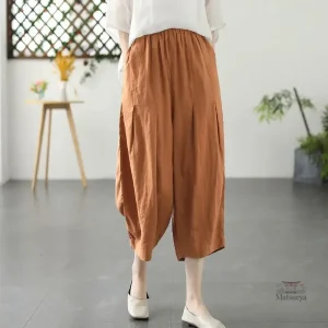 Pantalon en Toile D'inspiration Japonaise