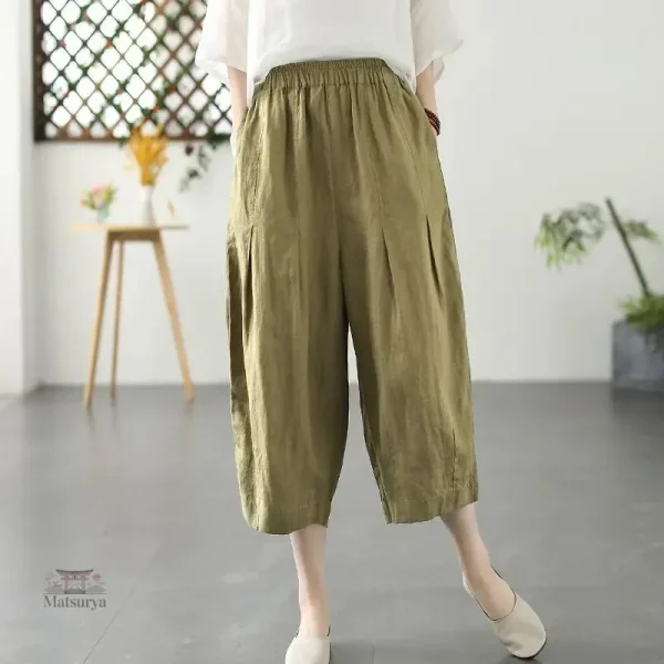 Pantalon Japonais pour Femme Élégant