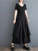 Pantalon Japonais Chic Femme