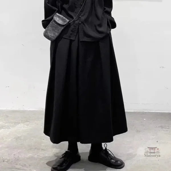 Hakama large pour homme en style japonais