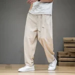 Pantalon Homme Confortable en Tissu Souple