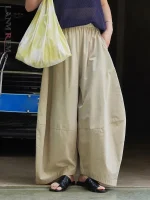 Pantalon Japonais Large Femme