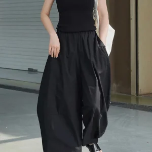 Pantalon large pour femmes, style japonais
