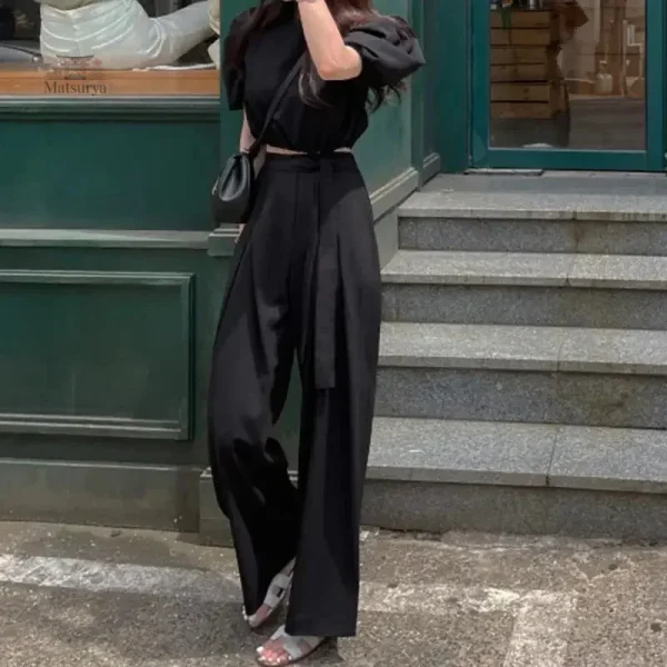 Pantalon Japonais chic et confortable
